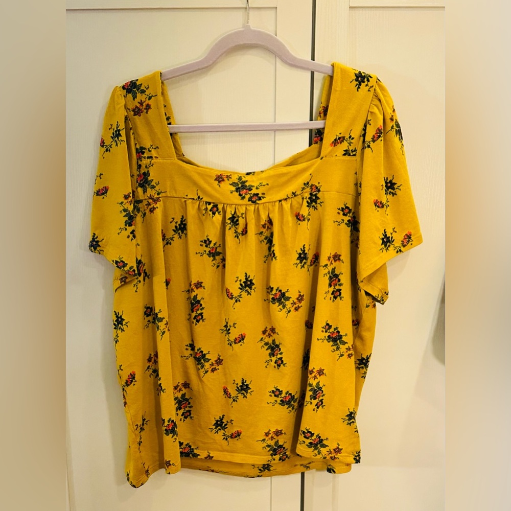 Lucky Brand Square-Neck Top - Picture 1 of 6